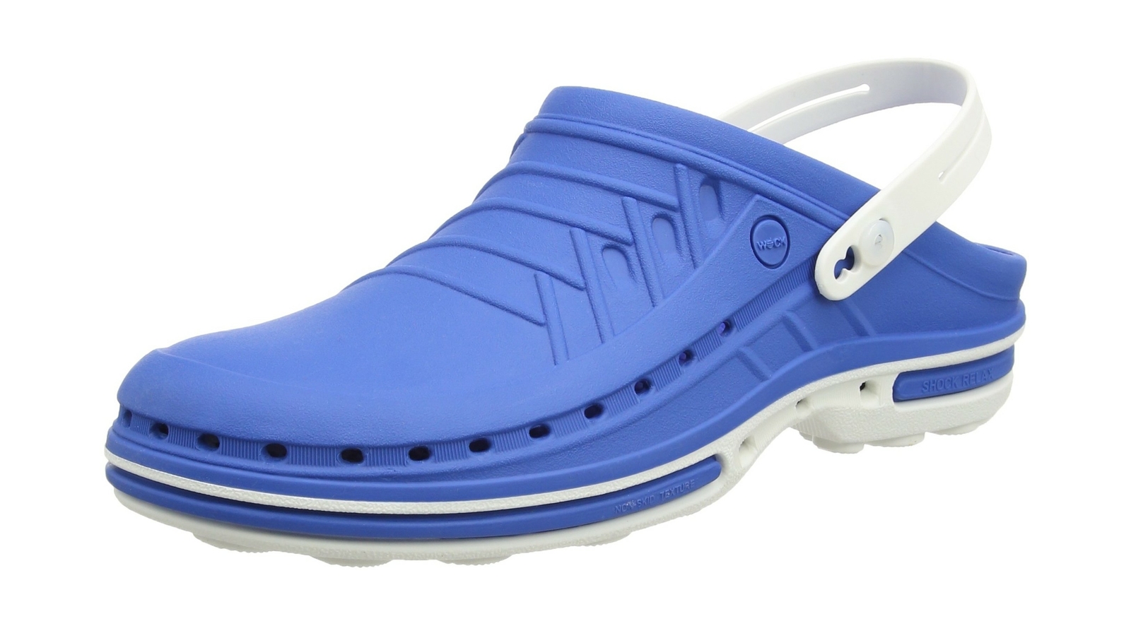 Zuecos WOCK Unisex Adultos blancoo Azul Medio 6.5 Reino Unido Zuecos WOCK Unisex Adultos blancoo Azul Medio 6.5 Reino Unido