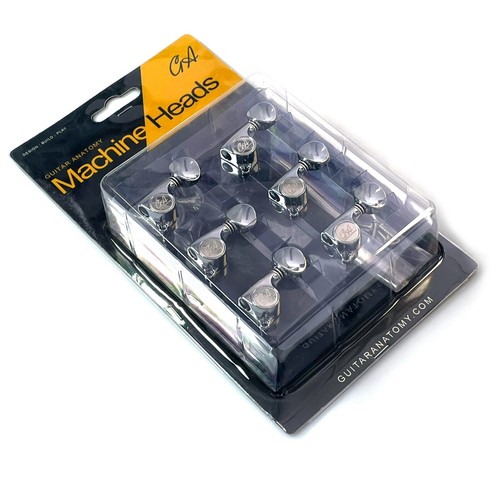 Sintonizadores Guitar Anatomy Pro relación 1:21 cabezales de máquina de afinación fina forma ovalada - Imagen 6 de 9