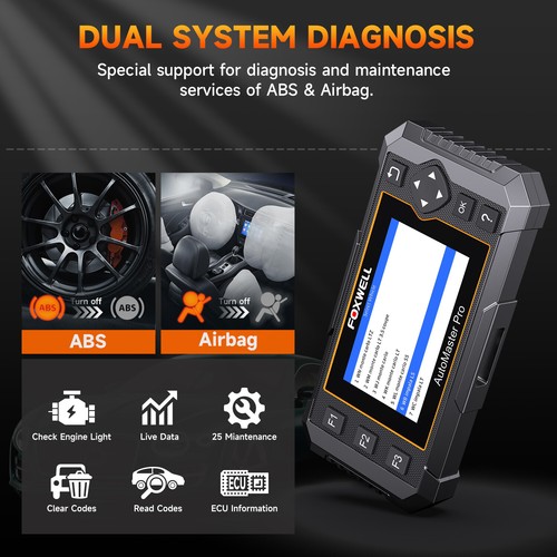 Foxwell NT650 Pro Bidirectional ABS SRS Car OBD2 Scanner Diagnostic Tool Oil EPB - Picture 5 of 17