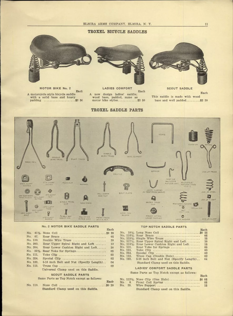 Bike saddle parts online