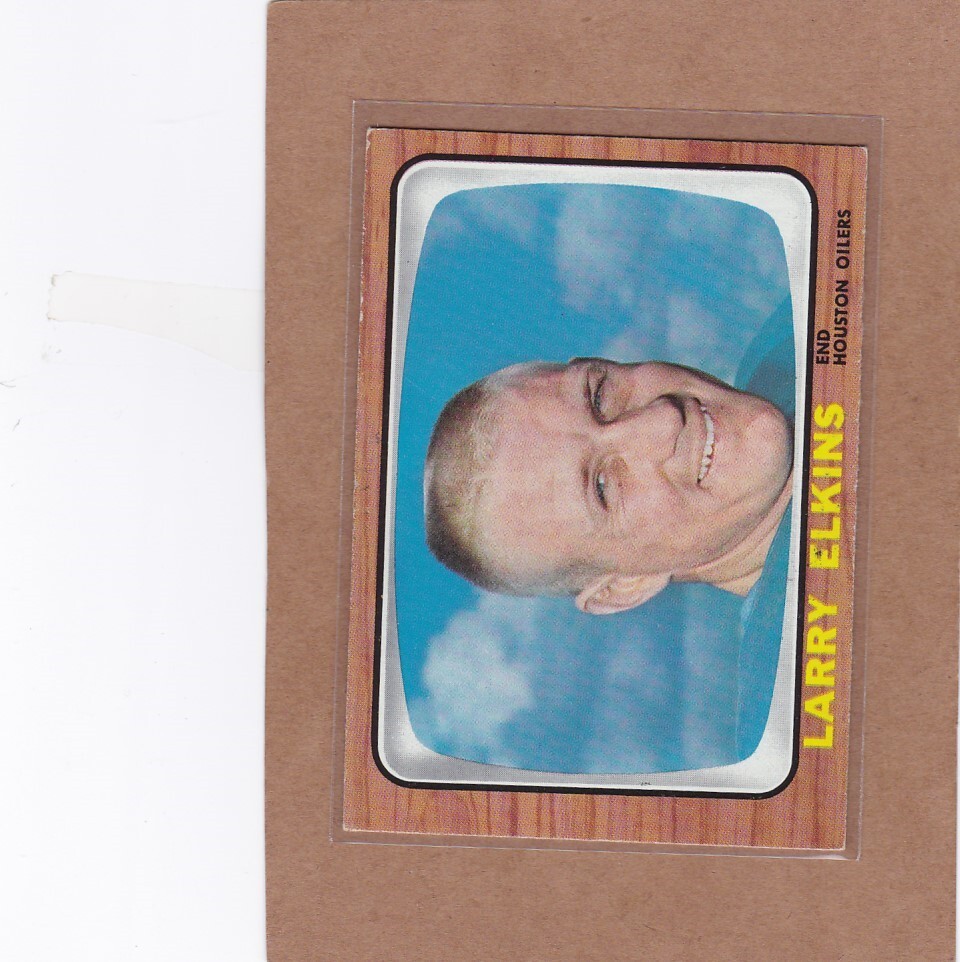 1966 TOPPS FOOTBALL LARRY ELKINS #53 OILERS VGEX/EX *A34448