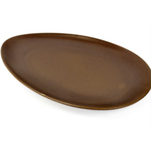 Plato plato ovalado plato de servir grande 34x23 cm - cerámica rústica - agotado - Imagen 11 de 19