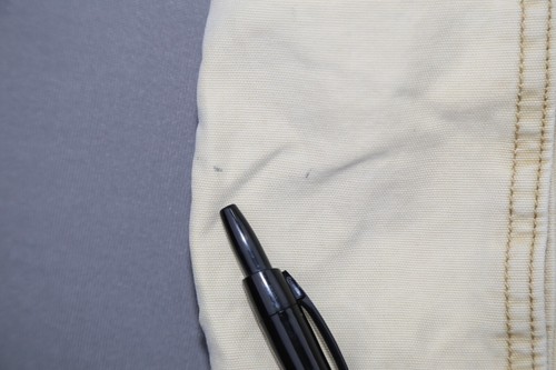 Men's Carhartt Relaxed Fit Heavy Canvas Cargo Shorts 100% Cotton Beige Size 42 - Picture 7 of 9