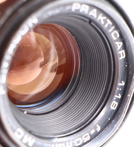 PRAKTICA PENTACON PRAKTICAR MC 50/1.8 50MM F1.8 LENS PB MOUNT FREE US SHIPPING - Picture 6 of 20