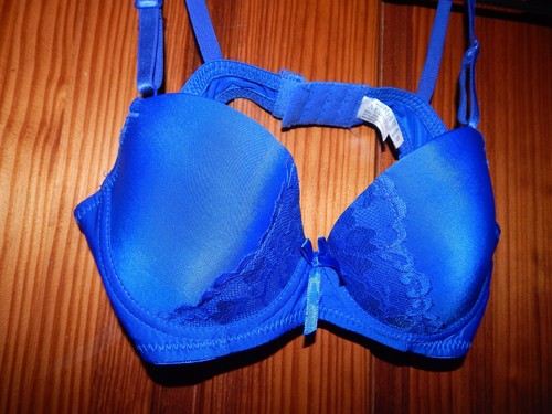 MAMIA ROYAL BLUE PUSHUP BRA, UNDERWIRE, HEAVY PADDING, SIZE 32 B, BR4096PLU,NWOT - Picture 2 of 3