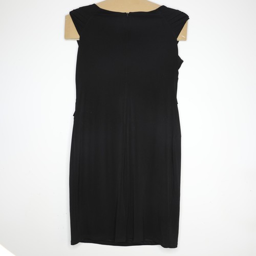 Anthea Crawford Black Stretch Evening Dress, Glamour, Cocktail Party Size 18 - Picture 2 of 6