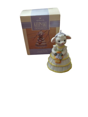 Hallmark Keepsake 1992 Easter Ornament Lot in box with Easter Egg Lights - Picture 4 of 8
