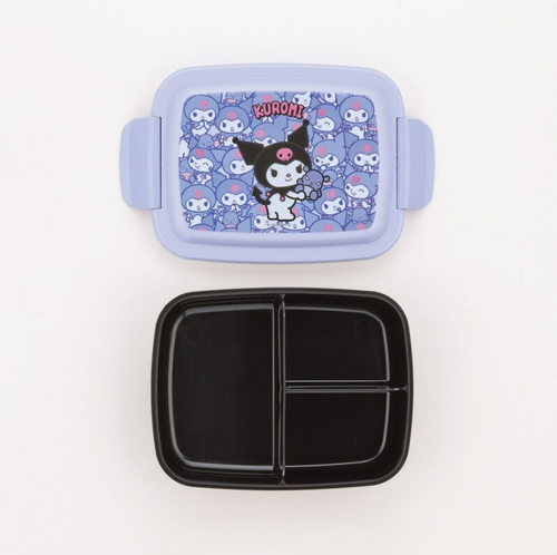 Japan Sanrio Kuromi Bento Lunch Box 840ml - Picture 4 of 6