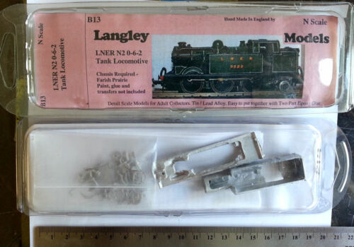 Kit de modelos Langley LNER N2 CLASE 062T LOCO B13 SIN PINTAR CALIBRE N - Imagen 2 de 3