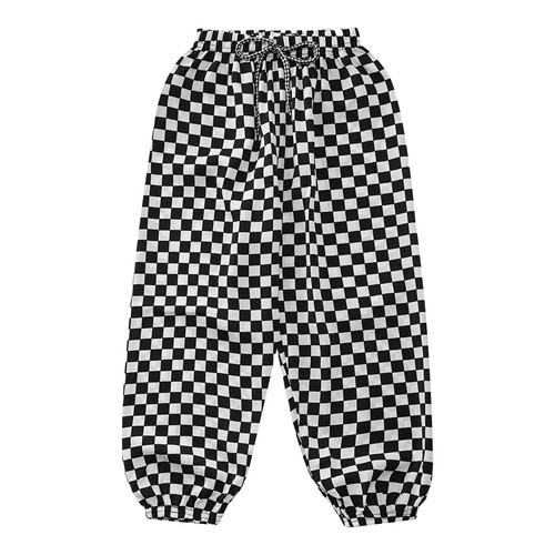Unisex Kids Trousers Plaid Pants Disco Bloomers Girls Sportswear Jogging Boys - Picture 10 of 22