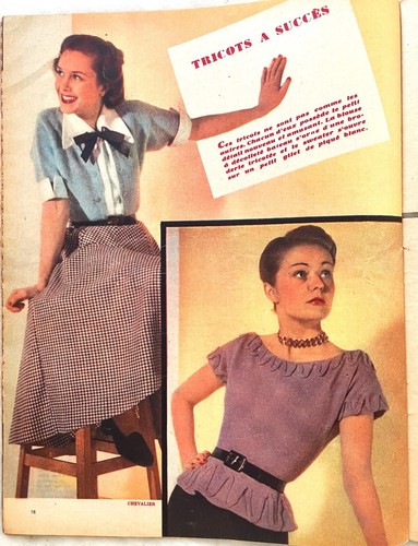 ELLE Magazine n° 130 du 18 Mai 1948 ancienne revue de mode couture pour femme - Picture 4 of 4
