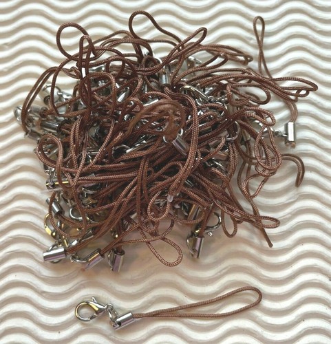 MANY COLORS - 30pc x 2.5" Cotton String Lobster Clasp/Thread Cord for Charm S01 - Picture 3 of 10