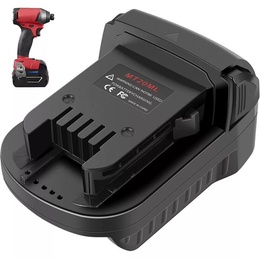 MT20ML Battery Adapter for Makita 18V Li ion Battery to Milwaukee