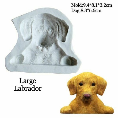 Large Puppy Dog Face Silicone Soap Mold UV Resin Expoxy Cupcake 29 Styles - Picture 10 of 41