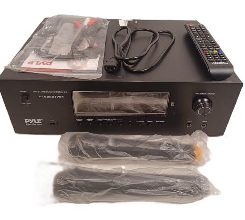 Pyle PT888BTWM 1000W 5.2-Channel Bluetooth Home Theater Karaoke Receiver -Black