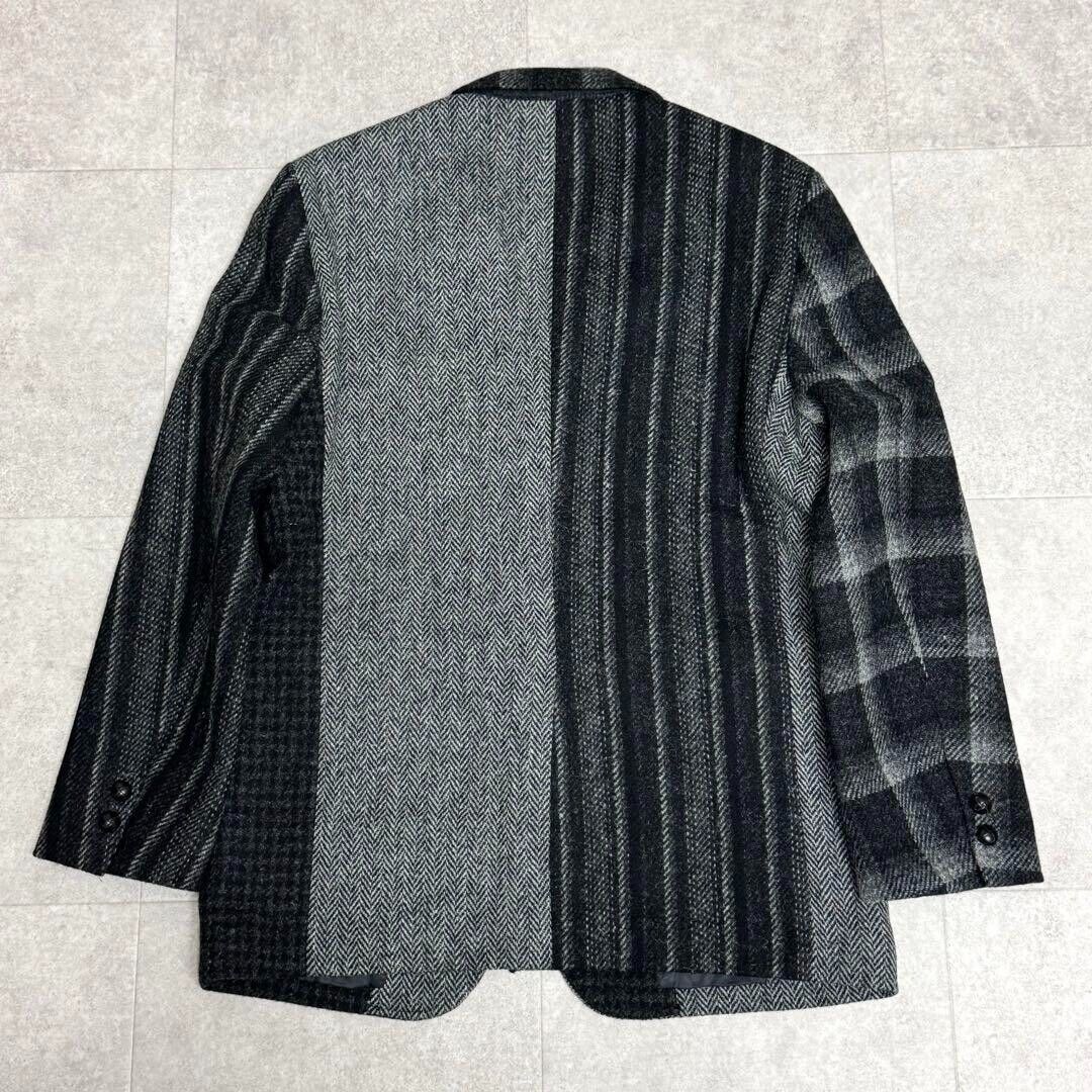 Brooks Brothers Harris Tweed Crazy Pattern Jacket Wool Men's Brooks Brothers Harris Tweed Crazy Pattern Jacket Wool Men's
