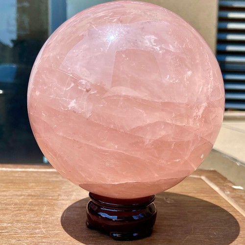 5.07LB Natural Crystal Pink Rose Chakra Quartz Sphere healing ball Specimen - 第 10/17 張圖片