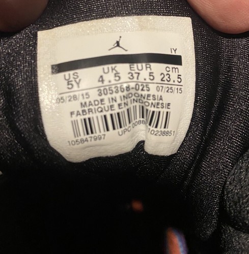 2007 Air Jordan 8 Retro GS (Aqua), Size 5 Y - Picture 12 of 13