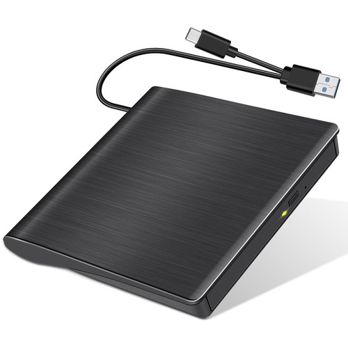 Unidad de CD DVD externa delgada USB 3.0 reproductor de discos grabadora grabadora para computadora portátil PC Mac - Imagen 19 de 35