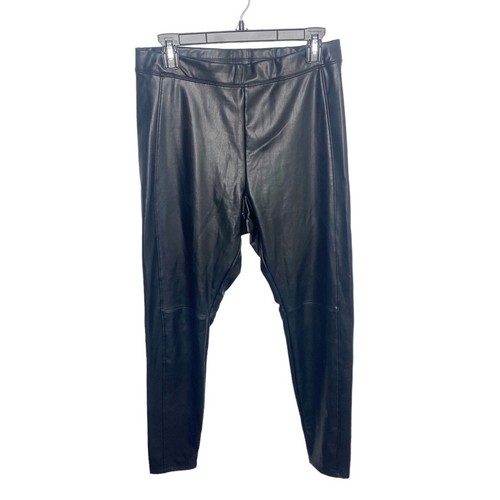 Express faux leather pants black size medium - Bild 2 von 5
