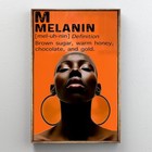 Black Woman Melanin - 1 Piece Rectangle Graphic Ar  Black Woman Melanin