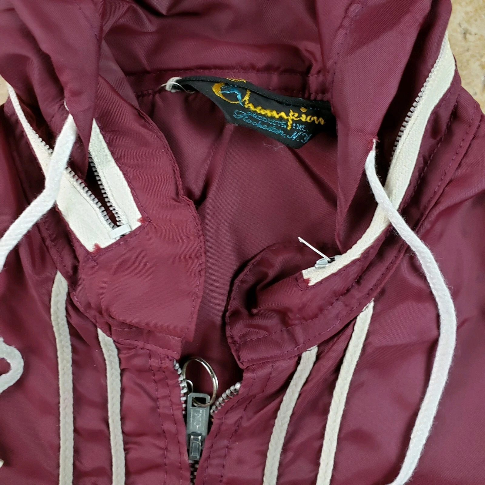 champion running alabama roll tide bear bryant 1960s vintage jacket
