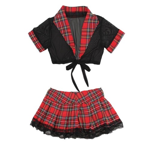 Conjunto de lencería para mujeres lencería rol de juego de disfraces de Halloween para colegiala trajes - Imagen 14 de 17