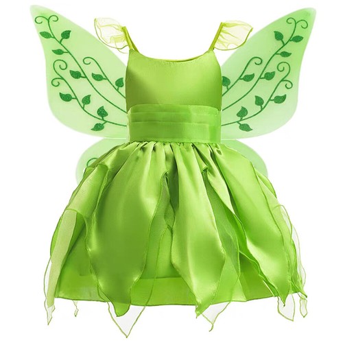 Karneval Fasching Fairy Pixie.Prinzessin Kleid Tinkerbell Kinder-Mädchen-Cosplay - Bild 15 von 37