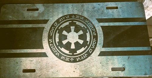 Placa frontal Star Wars Galactic Enterprise - Sith, símbolo del lado oscuro - Imagen 3 de 4