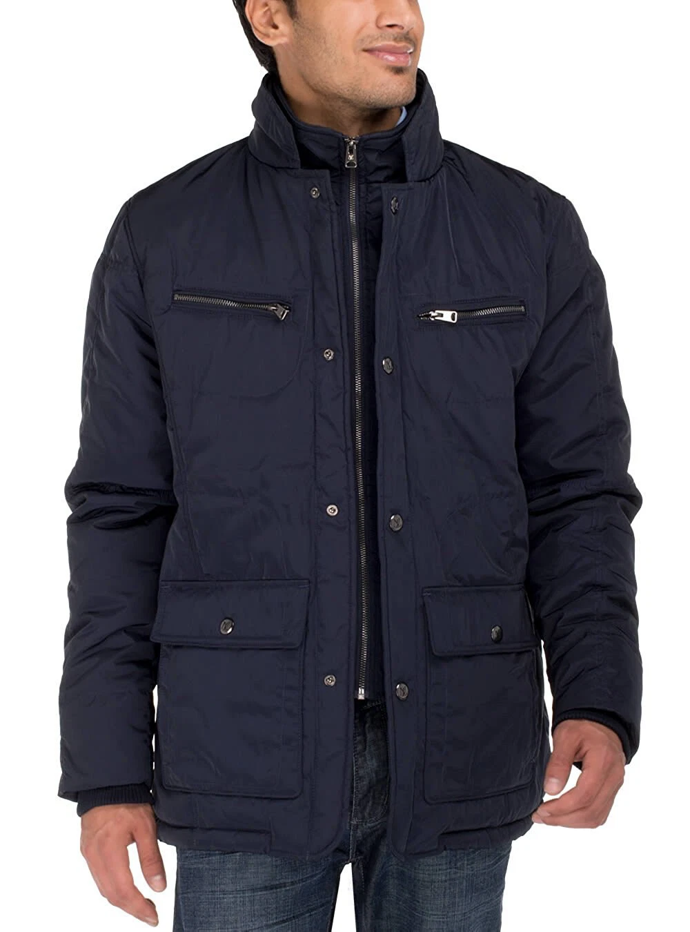 Luciano Natazzi Mens Patton Four-Pocket Quilted Puffer
Opens in a new window or tab