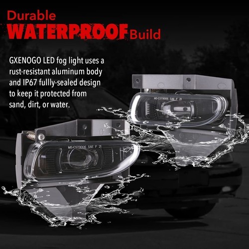 Pair LED Fog Lights Bumper Lamp Left Right for Ford Mustang 1999 2000 2001-2004 - Bild 8 von 14