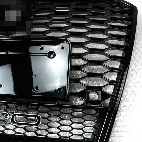For Audi A7 S7 RS7 Style 2011-2014 Front Honeycomb Mesh Grill Grille W/ Quattro - Picture 8 of 8