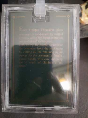 Rentner alte Zeit handgefertigtes Glas Schneemann Ornament - Bild 2 von 2