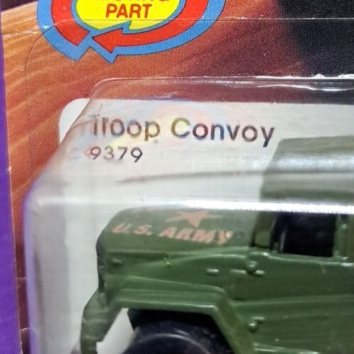 Vtg Hot Wheels Troop Convoy #9379 Action Command 1984 Die Cast Military - Picture 12 of 17