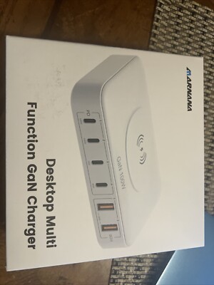 100W USB Charging Station with 15W Wireless Charger , 6-in-1 multiple Usb port 