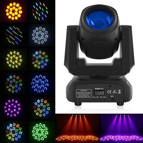 8 piezas 120W Cabezal Móvil Iluminación de Escenario Gobo Haz LED DMX Barra Fiesta Estroboscópica Luz de DJ - Imagen 5 de 12