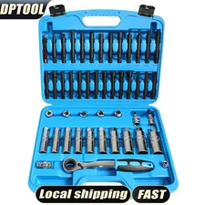 47pc Shock Absorber Tool Kit Suspension Top Mount Strut Nut Removal Tool Set