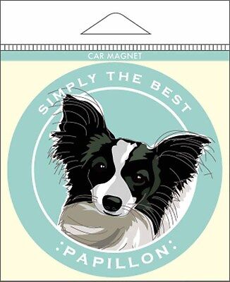 Papillion Car Magnet 4x4" Papillion Car Magnet 4x4"