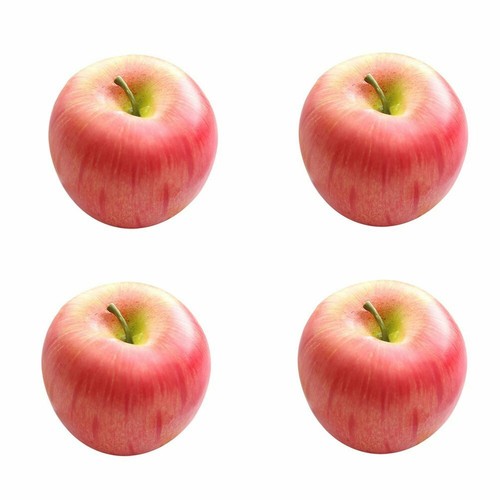 Artificial lifelike Red Apple Fake Fruit Food DecoratIve Kitchen Home Decor US - Picture 5 of 8