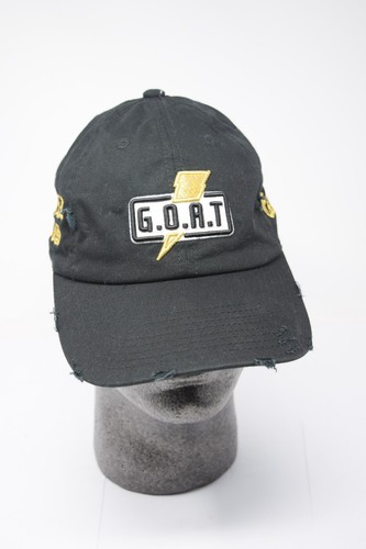GOAT Field Grade Black Baseball Hat Cap Snapback G.O.A.T. Greatest of all Times - Picture 2 of 6