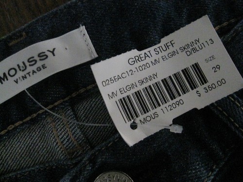 Moussy Vintage Elton Skinny Jeans NWT Size 29 NEW - Picture 4 of 8