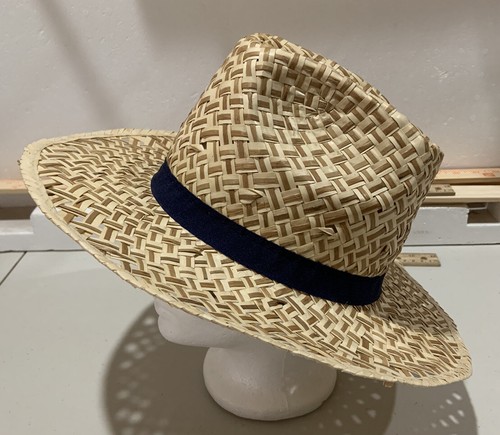 Spirit Halloween Straw Cowboy Hat Adult Sz M Western Woven Halloween Costume EUC - Picture 2 of 8