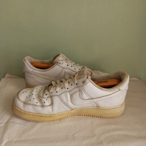 Nike Air Force 1 Low 07 White Trainers Sneakers Shoes Mens UK Size 9.5 EU 44.5 - Picture 10 of 15