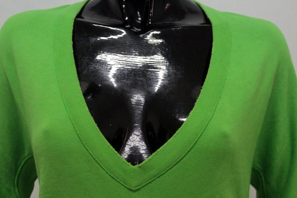 Sudadera Dsquared2 Talla M Mujer Suéter Pulóver Verde de Algodón Sudadera Logo - Imagen 3 de 4