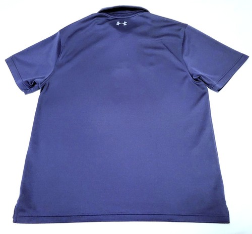 TEAM ISSUED UNCG Spartans baseball Under Armour navy polo shirt Men's LARGE L - Picture 5 of 5