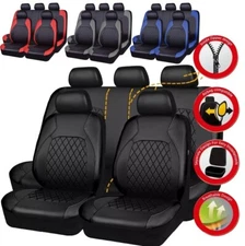 Leather Car Seat Cover 5-SEATS Full Set For Hyundai Elantra/Tucson/Sonata/Accent