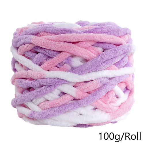 100g Soft Skeins Knitting Crochet Cotton Thick Yarn Milk Velvet Chenille Wool - Picture 11 of 32