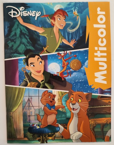 Malbuch Märchen Walt Disney Multicolor DIN A4 32 farbige Bilder Ausmalen Malen