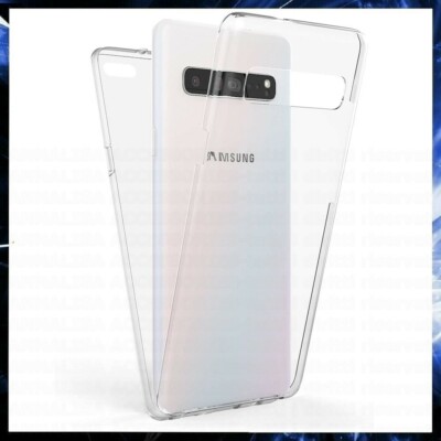 For SAMSUNG GALAXY S10 5G 360 CLEAR CASE FRONT AND BACK TPU