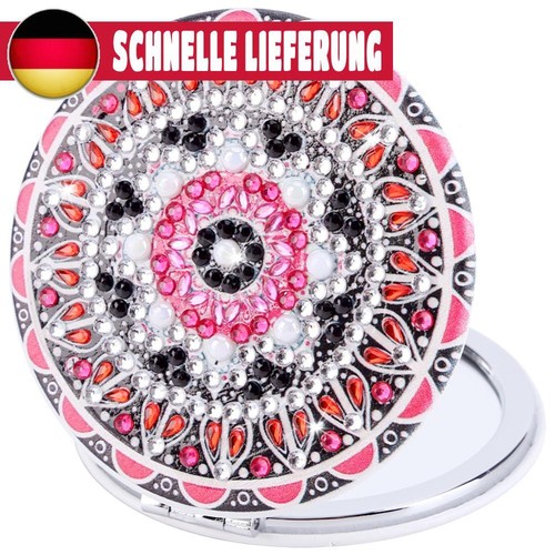 DIY Diamond Art Doppelseitiger Mosaik-Make-up-Spiegel-Kunst-Bastelset (014)